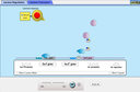 Screenshot of the simulation Gene Machine: The Lac Operon