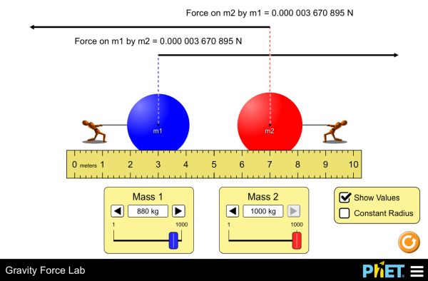 Gravity Force Lab Screenshot