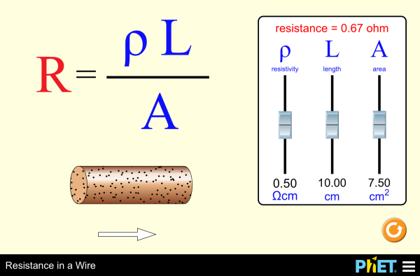 Resistance in a Wire Screenshot